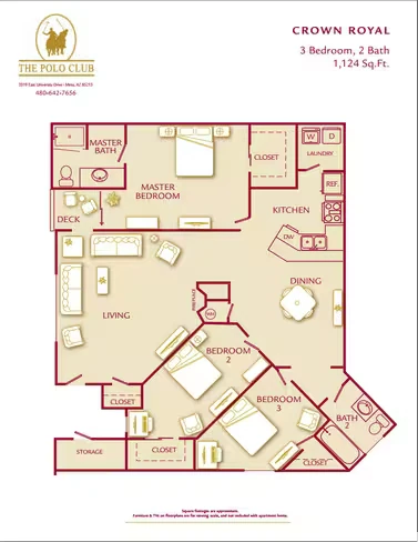 Crown Royal 169 floor plan